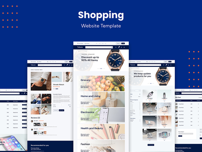电子商务购物网站模板(E-commerce Shopping Website Template)