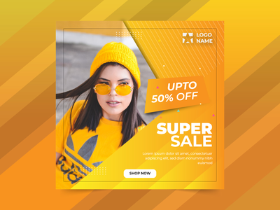 晚餐销售社交媒体帖子模板(Supper sale social media post template)