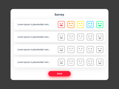 调查卡表格设计(Survey Card Form Design)