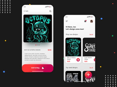 T 恤设计商店应用程序(T-shirt Design Store App)