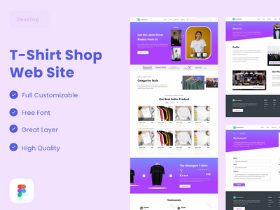 T恤店网站👕(T-Shirt shop Website 👕)