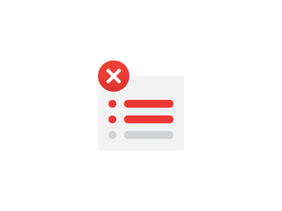 任务被移除以做列表图标说明向量被隔离(Task removed to do list icon illustration vector isolated)