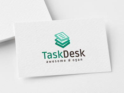 任务台徽标模板(Task Desk Logo Template)