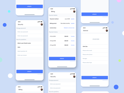 设置账户任务 App Ui Kit(Setting Account Task App Ui Kit)