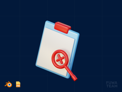 未找到任务-3D 空状态插图(Task Not Found - 3D Empty State Illustration)