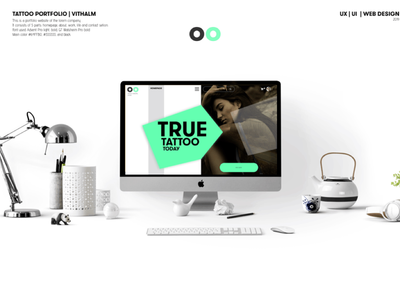 这是一家纹身工作室！(This is a tattoo studio!)