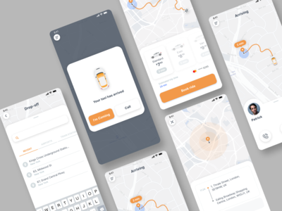 出租车预订应用程序 #6(Taxi Booking App #6)