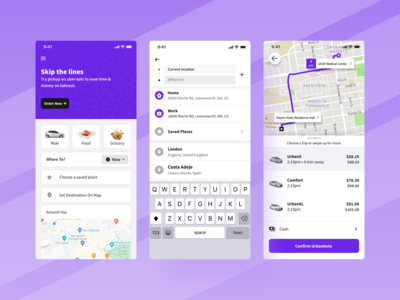 出租车预订移动应用UI设计（第1卷）(Taxi booking mobile app UI Design ( Volume 1 ))