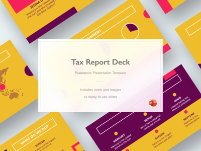 税务报告 - 终极演示模板(Tax Report - Ultimate Presentation Template)