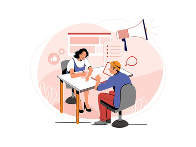 数字营销插图(Digital Marketing Illustration)