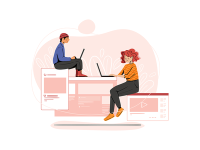 数字营销插图(Digital Marketing Illustration)