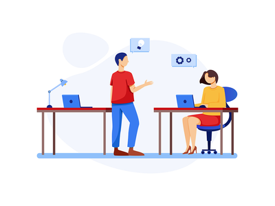 广告代理概念-数字营销插图(Advertising Agency concept - Digital Marketing Illustrations)