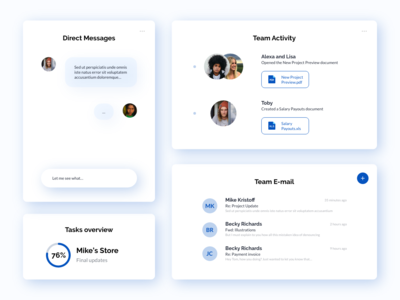 团队管理仪表板组件(Team Management Dashboard Components)
