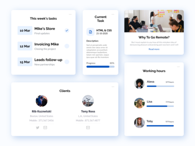团队管理仪表板组件(Team Management Dashboard Components)
