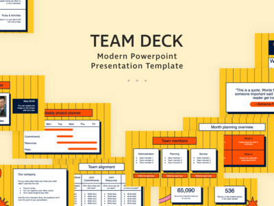 团队的PowerPoint演示模板(Team PowerPoint Presentation Template)
