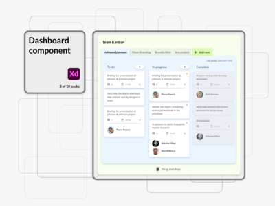 仪表板组件 - 团队管理(Dashboard Components - Team Management)