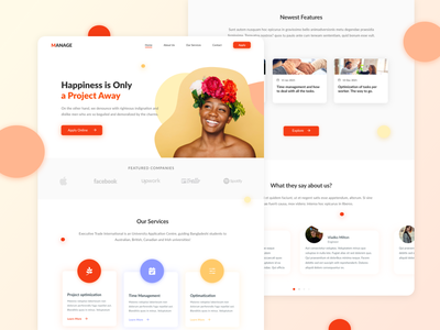 时间管理登陆页面(Time Management Landing Page)