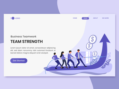 团队实力营销登陆页面(Team Strength Marketing Landing Page)