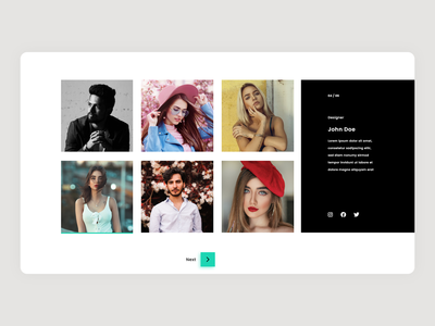 团队合作网页登陆页面(Teamwork Web Landing Page)