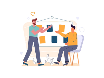 团队合作图(Teamwork Illustration)