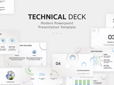 技术的PowerPoint演示模板(Technical PowerPoint Presentation Template)