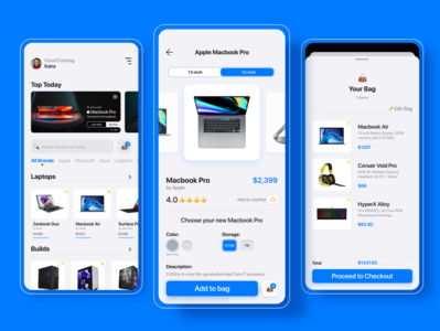 科技商店的应用程序 UI✨(App Ui for a Tech Shop✨)