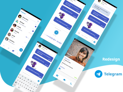重新设计 - 电报(Redesign - Telegram)