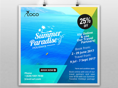 旅游社交媒体横幅（横幅 28）(Travel social media banner (Banner 28))