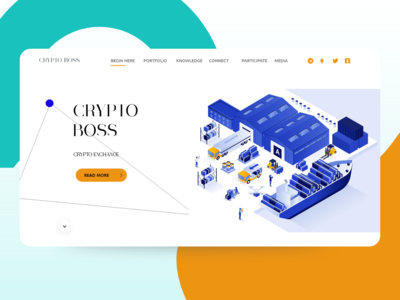 加密比特币网站设计(Crypto Bitcoin Website design)