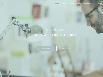 JOSH - 最小的单页模板(JOSH - Minimal Onepage template)