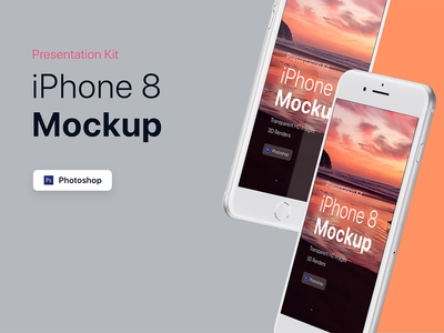 演示套件 - iPhone 展示样机(Presentation Kit - iPhone showcase Mockup)