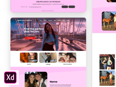 女孩健身模板(Girl Fitness Template)