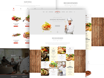 点餐网站设计探索(Food Order Website Design Exploration)