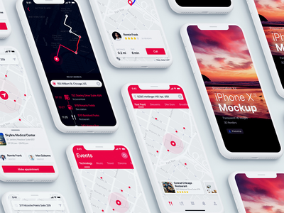 演示套件 - iPhone 展示样机(Presentation Kit - iPhone showcase Mockup)