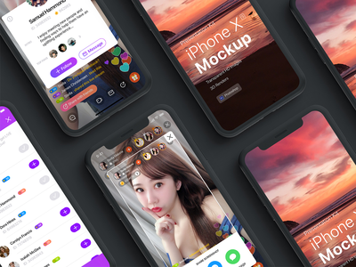 演示套件 - iPhone 展示样机(Presentation Kit - iPhone showcase Mockup)