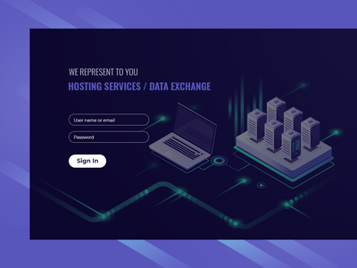 登录页面用户界面(Login Page UI)