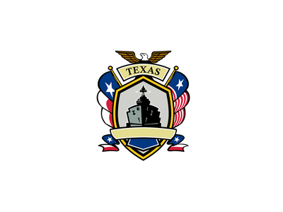 海军作战舰标志(Texas Navy Battleship Flag Icon)