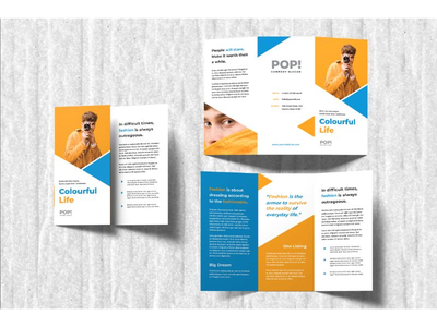 三折小册子(TriFold Brochure)