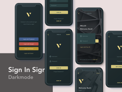 登录 注册 黑暗模式第四章 - 动画(Signin Signup Darkmode chapter Four - animation)