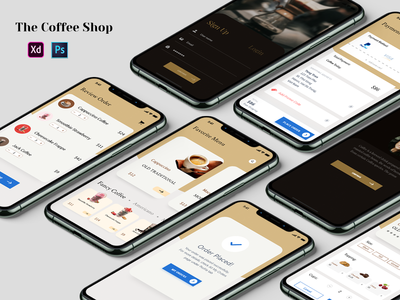咖啡店 - UI KIT(The Coffee Shop - UI KIT)
