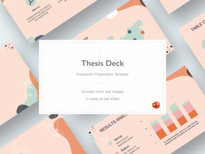 论文甲板 - 终极演示模板(Thesis Deck - Ultimate Presentation Template)