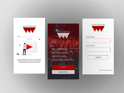 UI 设计 - 启动屏幕、登录、注册屏幕(UI DESIGN - SPLASH SCREEN, LOGIN, REGISTER SCREEN)