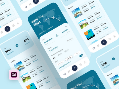 订票 UI Kit App(Ticket booking UI Kit App)