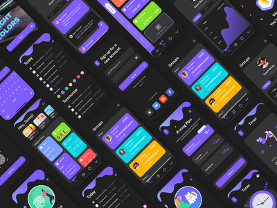 待办事项应用程序（深色）(To Do List App (Dark))