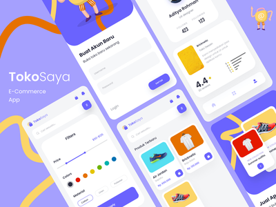 TokoSaya：电子商务应用程序设计(TokoSaya: E-Commerce App Design)