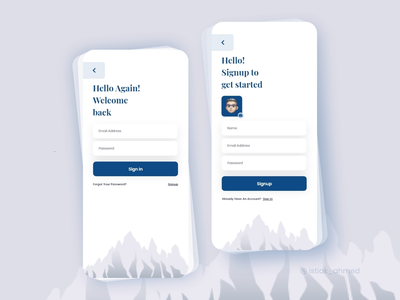 登录/注册 - Timetravel 应用程序(Signin/ Signup - Timetravel app)