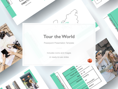 环游世界 - 终极演示模板(Tour the World - Ultimate Presentation Template)