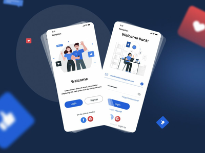 带有登录表单的板载 ui(Onboard ui with Sign in Form)