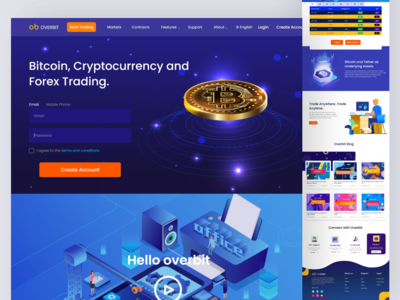 交易登陆页面(Trading landing page)