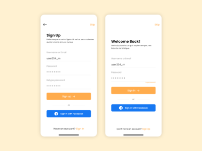 注册并登录 iOS 概念(Sign Up & Sign In iOS Concept)